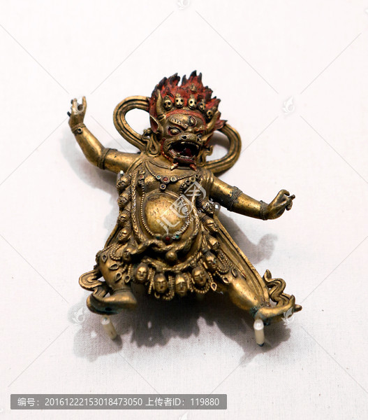 西藏镀金地狱主像