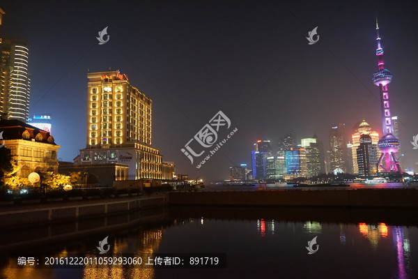 外滩夜景,外滩建筑群