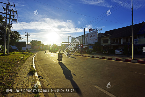 老挝街景