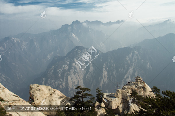 华山东峰风光