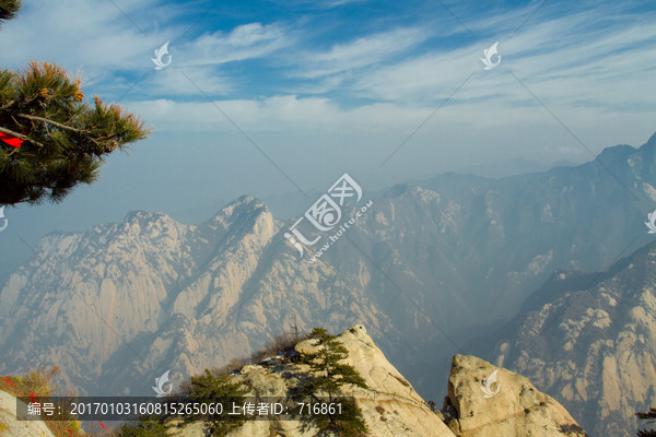 华山东峰风光