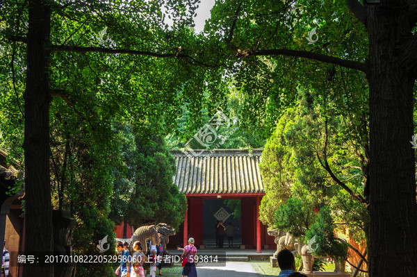 武侯祠园林古建筑刘备陵墓墓道