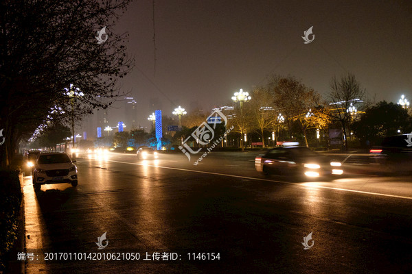 道路夜景
