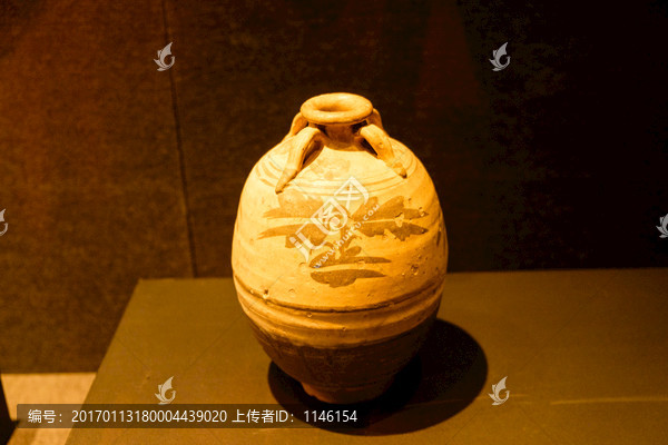 彩绘罐
