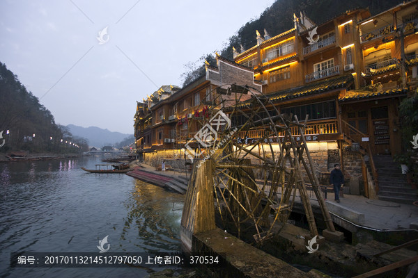 凤凰古城,夜景,湘西,著名景点