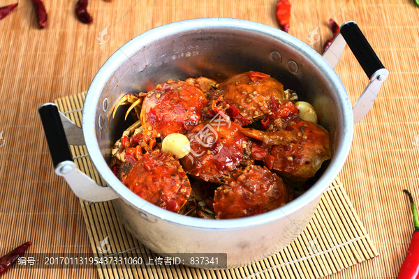 蟹肉煲