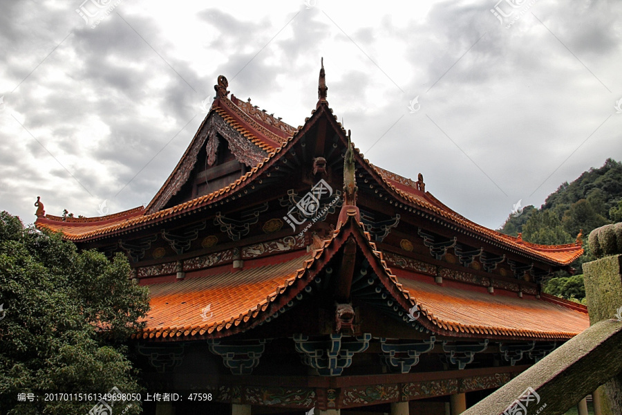 长沙,岳麓山,麓山寺