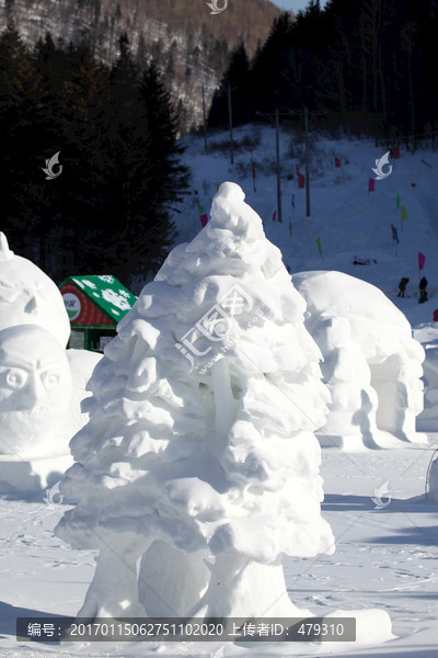 雪雕,雕塑