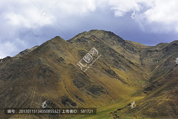 高山丘壑,西藏风光