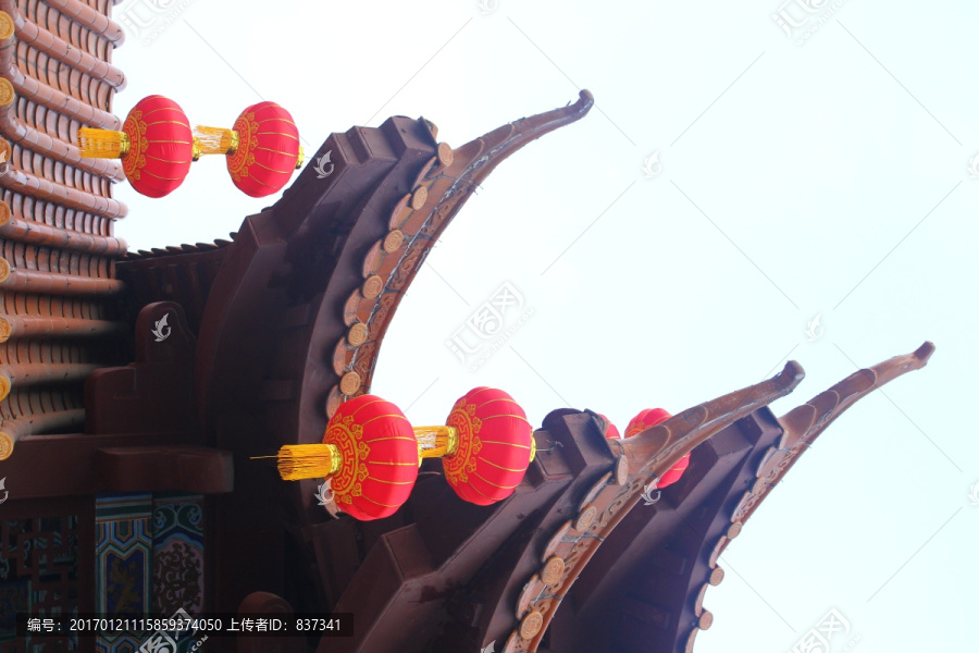 亭角灯笼