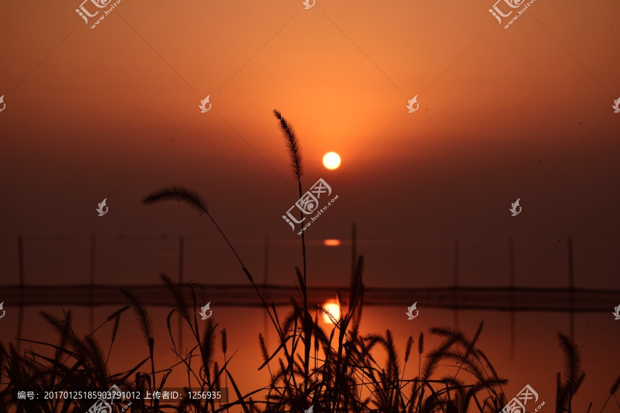 大通湖夕阳