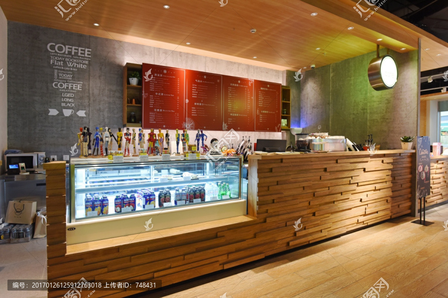 咖啡店,甜品店,餐厅吧台