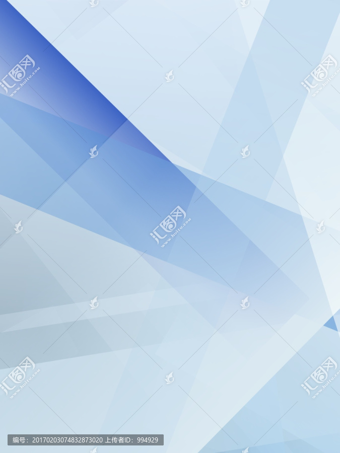 蓝色立体抽象背景素材