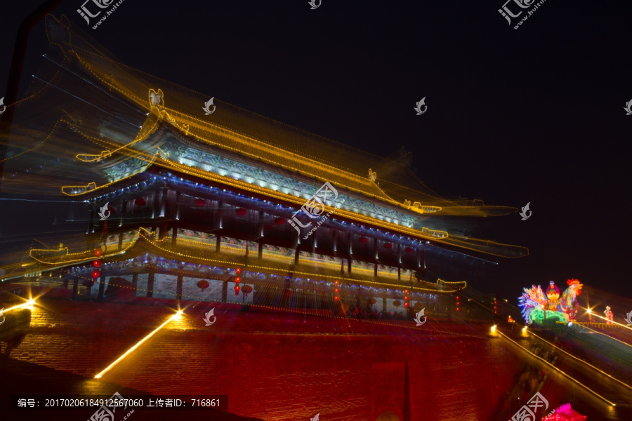 西安永宁门,城楼