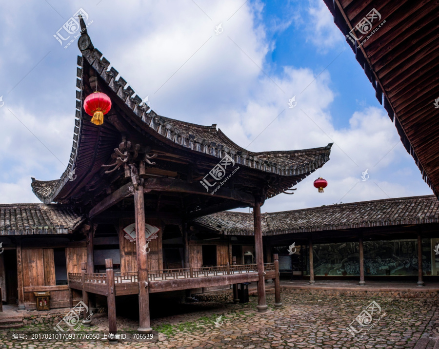 苍坡村,古建筑,屋檐