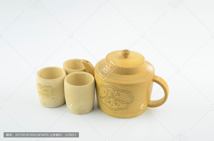竹茶杯,竹茶具