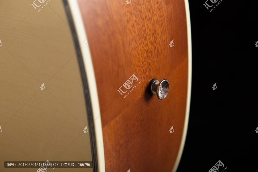 原木纹吉他套图,底部背带柱