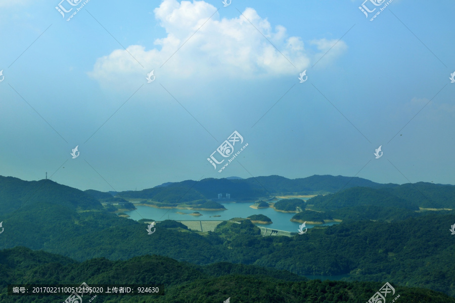 范家田水库远眺