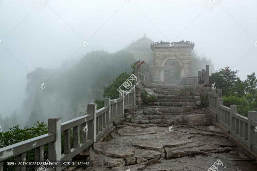 云门烟雨,云门仙境