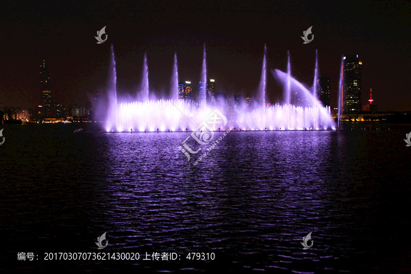 音乐喷泉,南京,玄武湖,喷泉