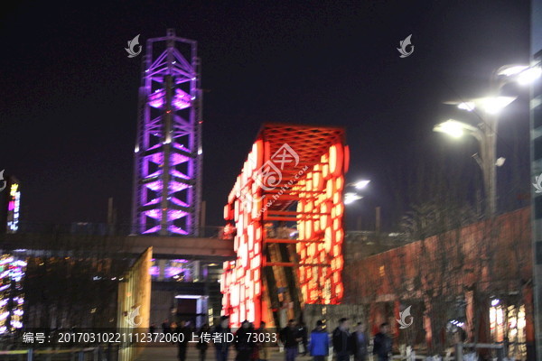 玲珑塔夜景