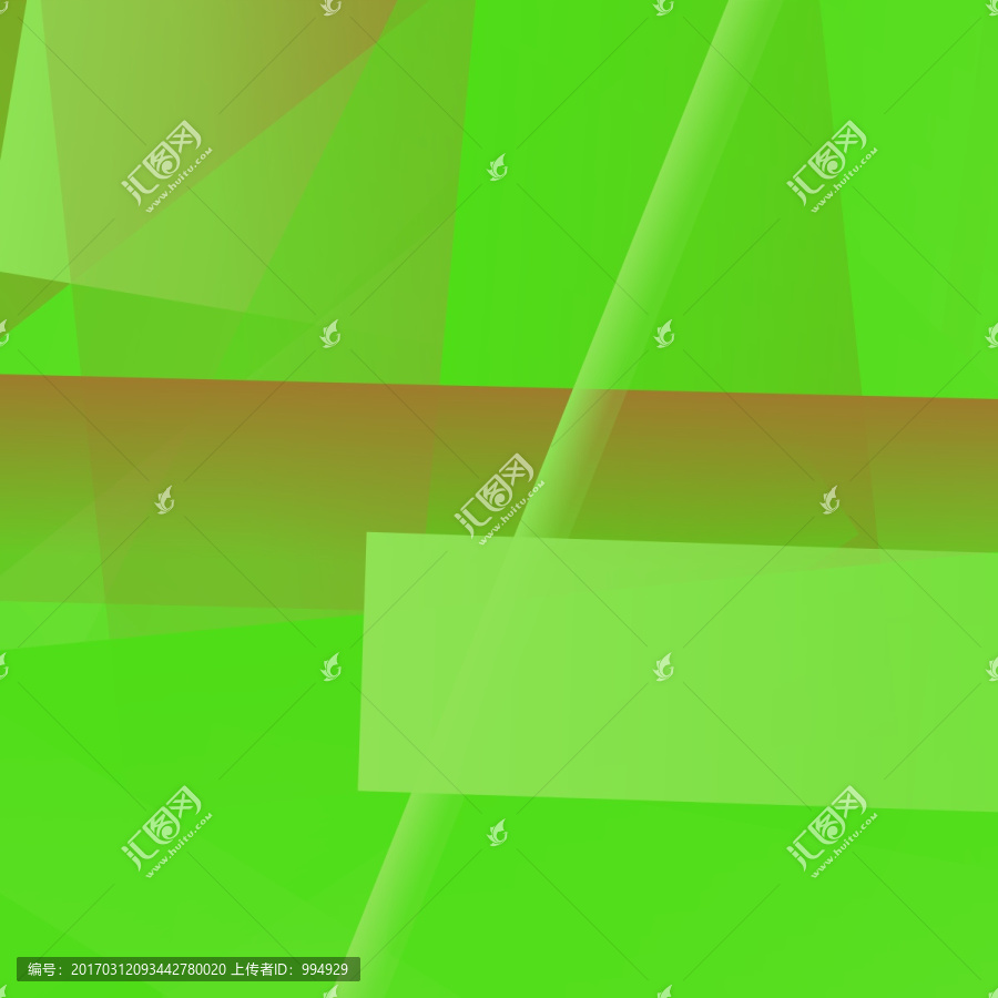 绿色立体几何高清抽象拼接背景