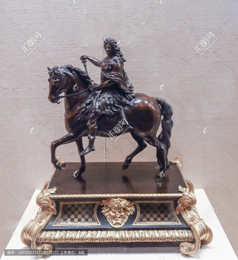 古罗马皇帝,路易十四骑马青铜像