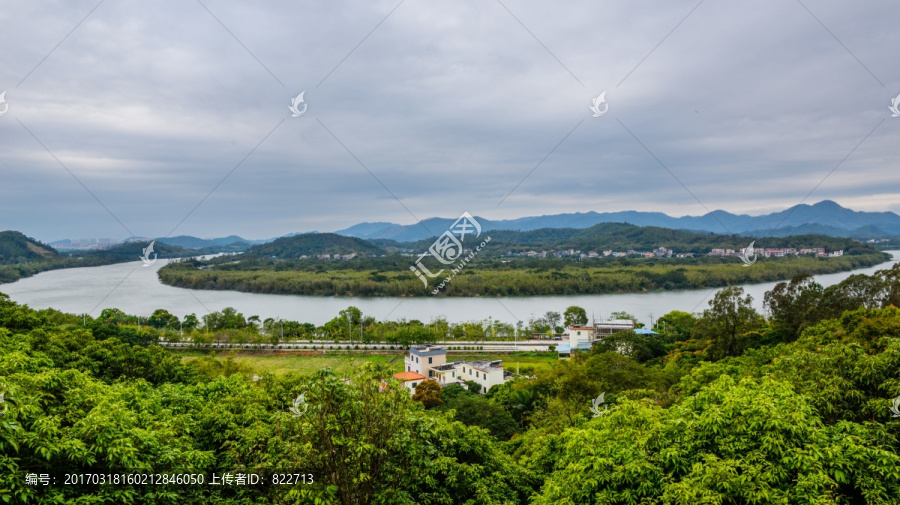 乡村河流风光