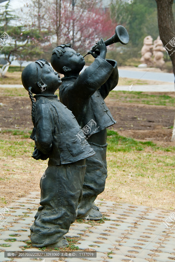 北京国际雕塑公园,雕塑,信天游