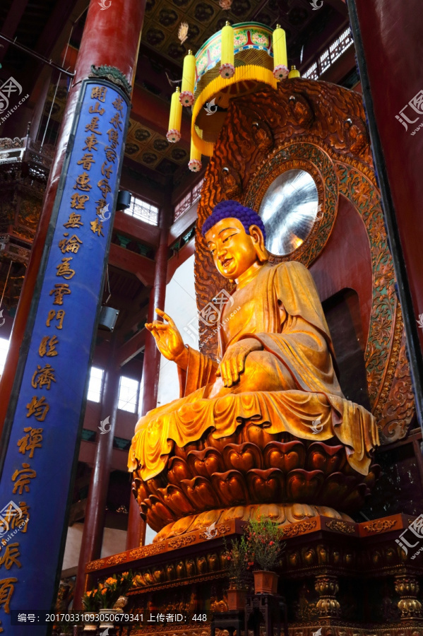 杭州灵隐寺佛像,如来佛像,如来