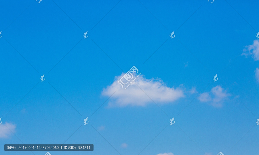 蓝天白云,天空云彩,蓝天素材