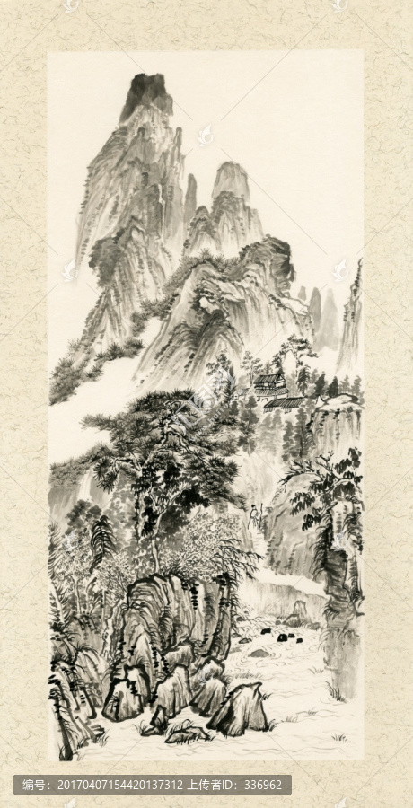 国画山水画