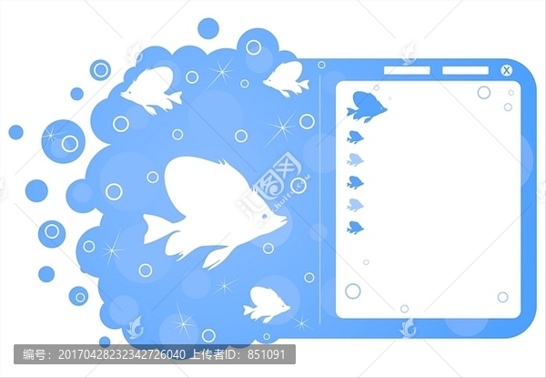 海洋生物矢量图