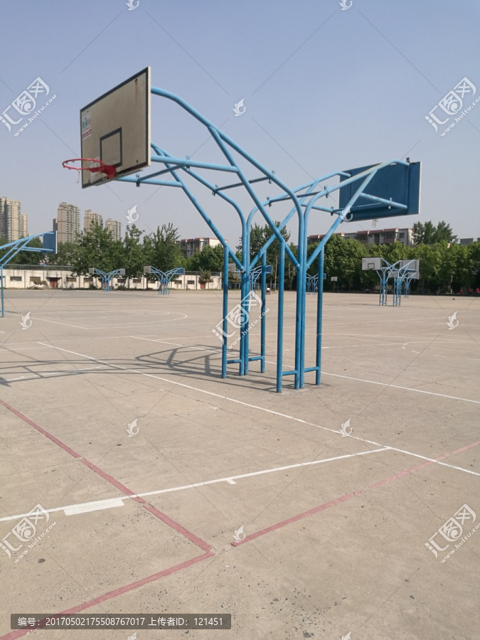 篮球场,篮球架,运动场,体育