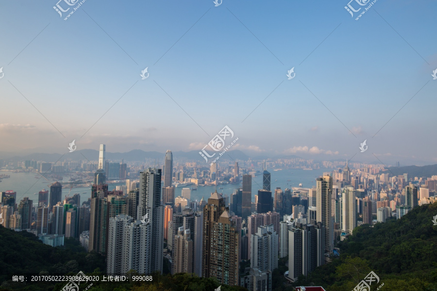 俯瞰香港全景