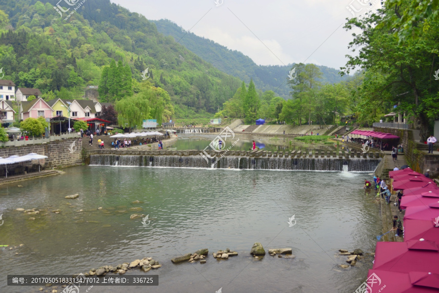 河岸茶馆,露天茶座