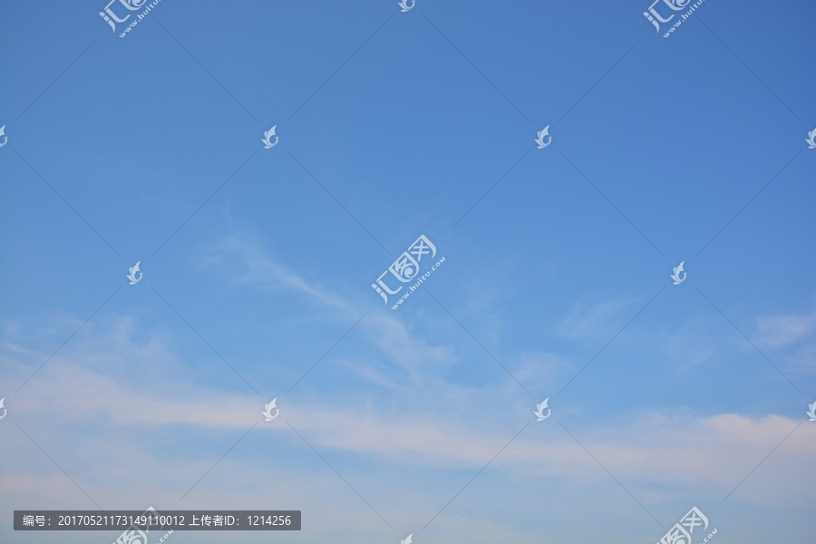蓝天,白云