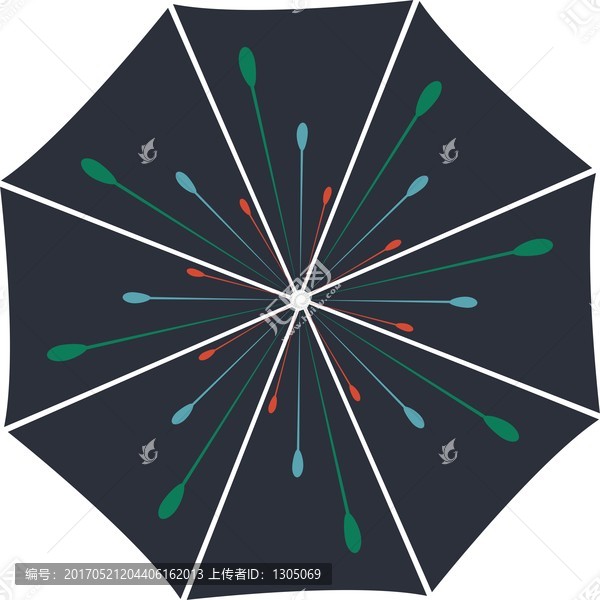 雨伞创意图案
