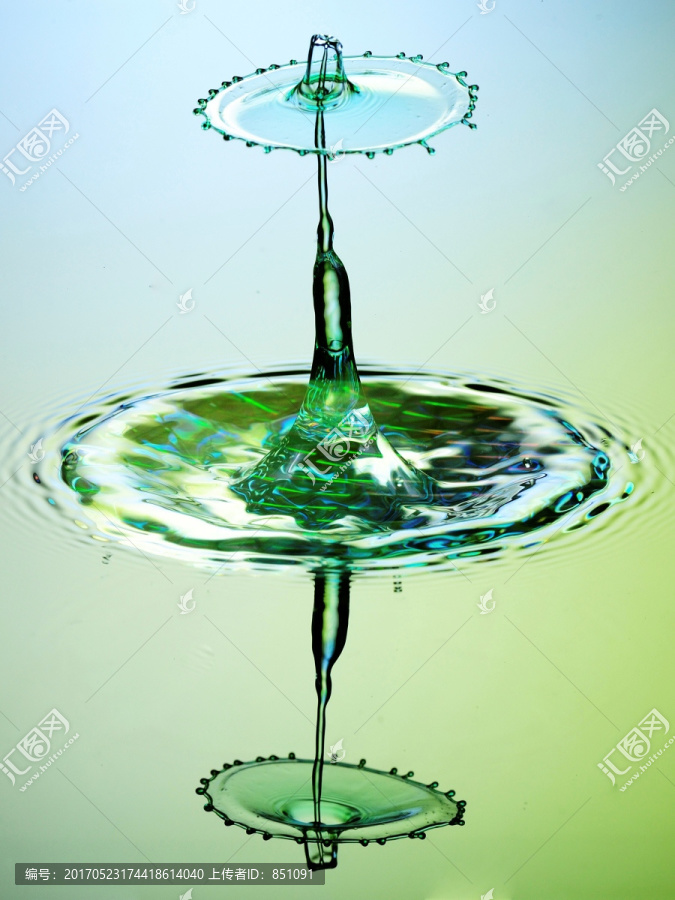 喷射的水液体设计