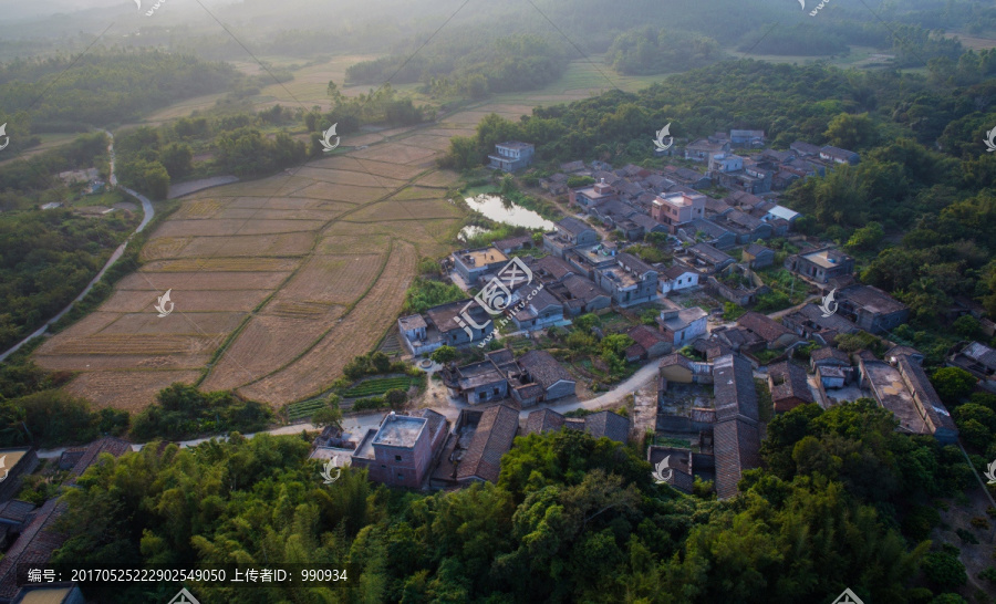 乡村,山村