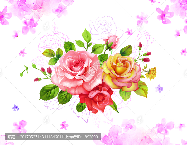 托盘花