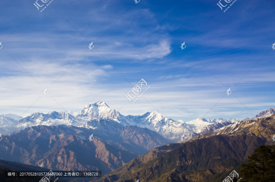尼泊尔喜马拉雅山脉