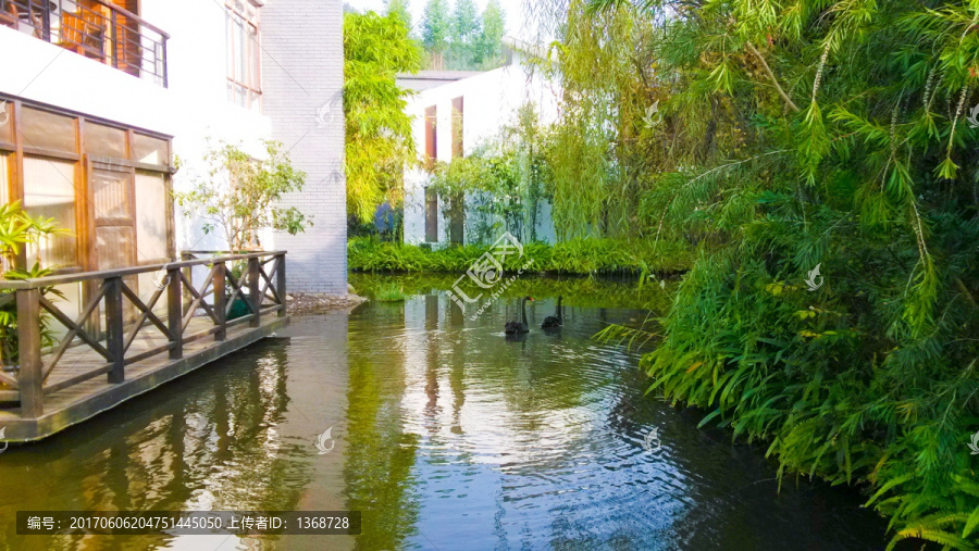 河源热龙温泉度假村,别墅景观