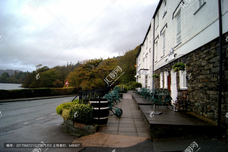 英国,苏格兰,爱情村,街景,旅