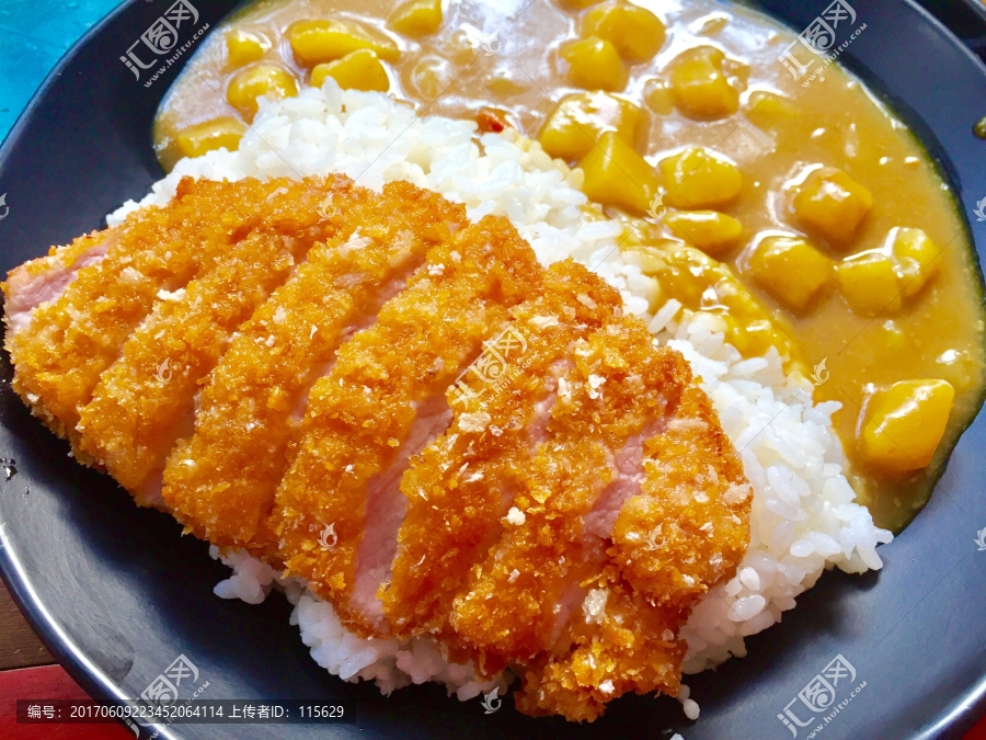 日式猪排咖喱美食