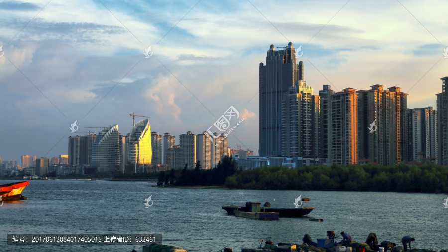 湛江滨海城市风光