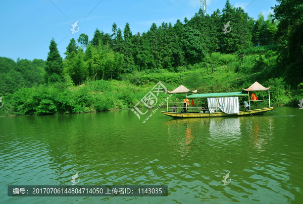 綦江丁山湖图片,划船