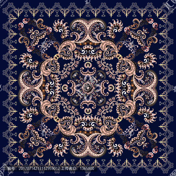 地毯,抽象花纹