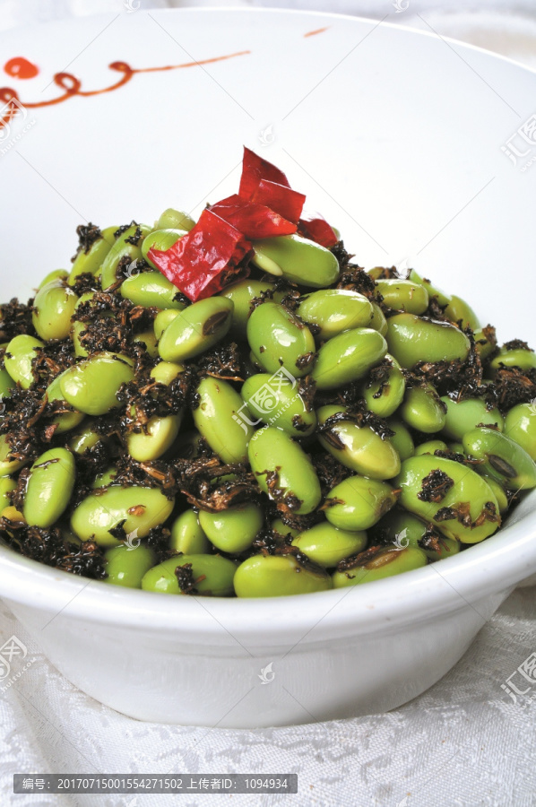 橄榄菜青豆