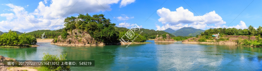 楠溪江山水全景